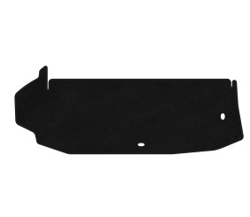 Килимок багажника текстильний Premium (до 3 ряду, без сабвуфера, 7-ми місний, Чорний) для Toyota Highlander 2019- рр