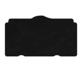 Килимок багажника текстильний Premium (HB, 5-ти дверний, Чорний) для Toyota Yaris 2006-2011 рр