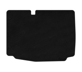 Килимок багажника текстильний Premium (HB, 3/5-ти дверний, Чорний) для Volkswagen Polo 2010-2017 рр
