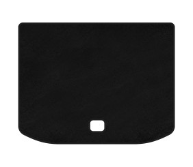 Килимок багажника текстильний Premium (HB, 5-ти дверний, Чорний) для Ауди A3 2012-2020 рр