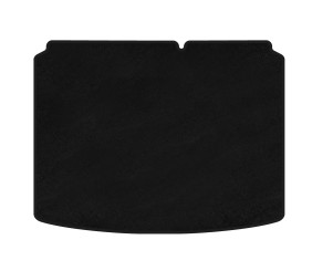 Килимок багажника текстильний Premium (Купе, Чорний) для Citroen C-4 2004-2010 рр