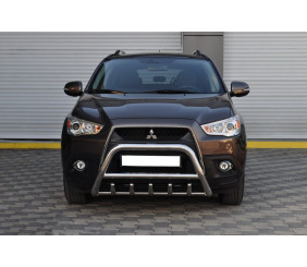 Кенгурятник WT003 (нерж.) для Mitsubishi ASX 2010-2023 рр