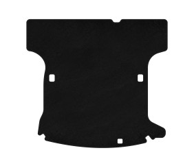 Килимок багажника текстильний Premium (2005-2009, SW, 5-ти місний, Чорний) для Renault Logan I рр