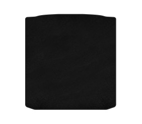 Килимок багажника текстильний Premium (одинарна фалшпідлога, SW, Чорний) для Skoda Superb 2009-2015 рр