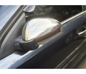 Накладки на дзеркала (2 шт, нерж.) Carmos - Турецька сталь для Opel Signum 2003-2008 рр