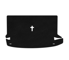 Килимок багажника текстильний Classic (7-ми місний, Чорний) для Dacia Lodgy 2012-2022 рр