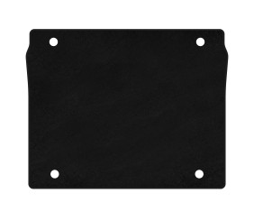 Килимок багажника текстильний Classic (5-ти місний/Коротка база, Чорний) для Fiat Doblo II 2010-2022 рр