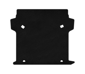 Килимок багажника текстильний Classic (Чорний) для Fiat Doblo II 2010-2022 рр