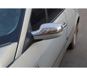Накладки на дзеркала (2 шт, нерж) для Renault Megane II 2004-2009 рр