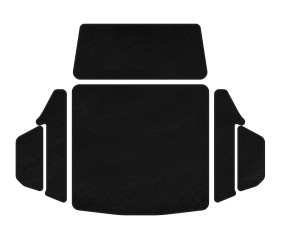 Килимок багажника текстильний Classic (SD, Чорний) для Acura TLX 2014-2020 рр