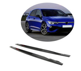 Бокові пороги (для R HB, Карбон) для Volkswagen Golf 8 2019- рр