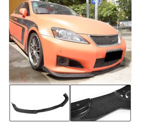Накладка на передній бампер Lip (для F 2011-2013, Карбон) для Lexus IS рр