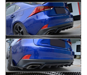 Дифузор заднього бампера (для Base/F-Sport 2016-2020, Карбон) для Lexus IS 2013- рр