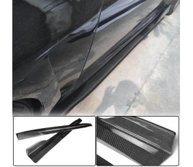 Бокові пороги (для G37 Coupe 2009-2013, Карбон) для Infiniti G25/G35/37 (V36/CV36) рр