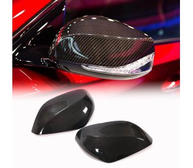 Накладки на дзеркала V2 (Карбон) для Infiniti Q50/Q60 2013-2024 рр