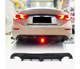 Дифузор заднього бампера V4 (для Q50 Base/Sport 2014-2017, Карбон) для Infiniti Q50/Q60 рр