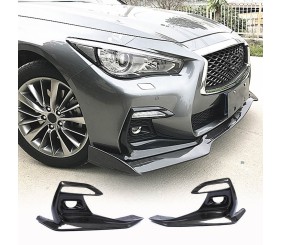 Накладки на протитуманки (для Q50 Sport 2018-2022, Карбон) для Infiniti Q50/Q60 рр