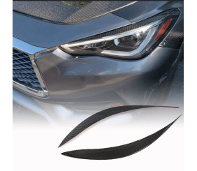 Вії на фари (для Q60 2016-2022, Карбон) для Infiniti Q50/Q60 рр