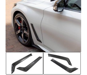 Накладки на передні крила (для Q60 2016-2022, Карбон) для Infiniti Q50/Q60 рр