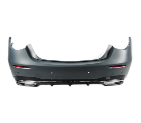 Задній бампер з дифузором AMG-Line для Mercedes S-сlass W223 2020- рр