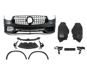 Передній бампер в зібраному вигляді GLC63 AMG (2020-2022) для Mercedes GLC X253 рр