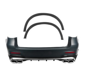 Задній бампер в зібраному вигляді AMG63 2020-2022 для Mercedes GLC X253 рр