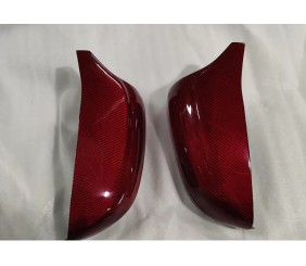 Кришки дзеркал M-Look V4 (2018-2021, Червоний карбон) для BMW 8 cерія G14/G15/G16 2018- рр