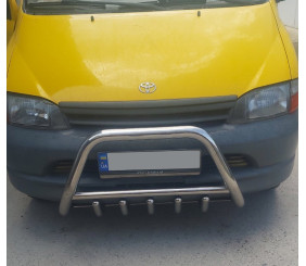 Кенгурятник WT003 (нерж) для Toyota HiAce