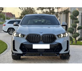 Накладка на передній бампер Paradigm Black Knight (для M-Sport, 2023-2026) для BMW X6 G06 2019- рр