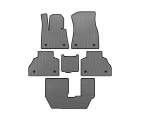 Килимки EVA (3 ряди, Сірий) для BMW X7 G07 2019- рр