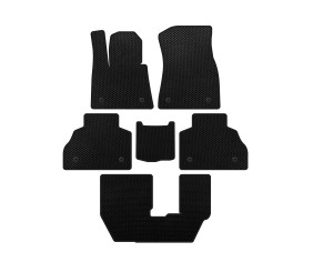 Килимки EVA (3 ряди, Чорний) для BMW X7 G07 2019- рр