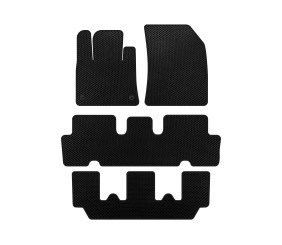 Килимки EVA (3 ряди, Чорний) для Citroen C-4 Picasso 2013-2022 рр