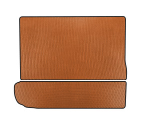 Килимок в багажник EVA (складений 3 ряд, Помаранчевий) для Citroen C-4 Picasso 2013-2022 рр