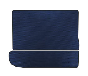 Килимок в багажник EVA (складений 3 ряд, Синій) для Citroen C-4 Picasso 2013-2022 рр