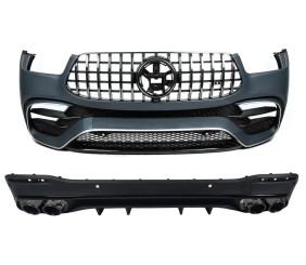 Комплект обвісів AMG GLE53 (з заднім дифузором) для Mercedes GLE W167 2018- рр