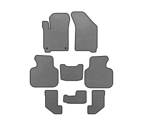 Килимки EVA (2008-2011, 3 ряди, Сірий) для Dodge Journey рр