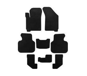 Килимки EVA (2008-2011, 3 ряди, Чорний) для Dodge Journey рр