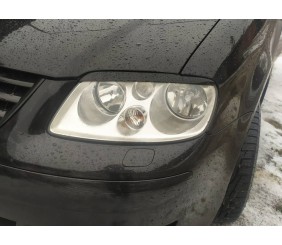 Війки (чорні) Чорний мат для Volkswagen Caddy 2004-2010 рр