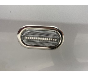 Накладки на поворотнічкі (2 шт, нерж) для Volkswagen Caddy 2004-2010 рр