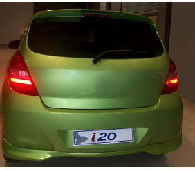 Задня нижня накладка (під фарбування) для Hyundai I-20 2008-2012 рр