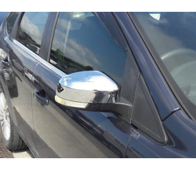 Накладки на дзеркала (2 шт, пласт.) для Ford Focus II 2008-2011 рр