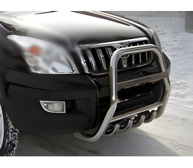 Кенгурятник високий (нерж) для Toyota Land Cruiser Prado 120 2002-2009 рр