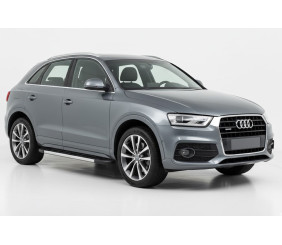 Бокові пороги Duru (2 шт., Алюміній) для Ауди Q3 2011-2019 рр