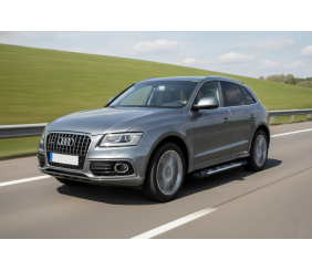 Бокові пороги Sunrise (2 шт., Алюміній) для Ауди Q5 2008-2017 рр