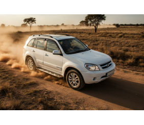 Бокові пороги Sunrise (2 шт., алюміній) для Chery Tiggo 1 2005-2016 рр