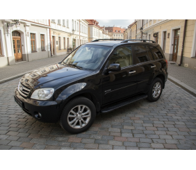 Бокові пороги Bosphorus Black (2 шт., алюміній) для Chery Tiggo 1 2005-2016 рр