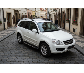 Бокові пороги Duru (2 шт., алюміній) для Chery Tiggo 1 2005-2016 рр