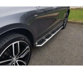 Бокові пороги OEM-V1 (2 шт., Алюміній) для Ауди Q3 2011-2019 рр
