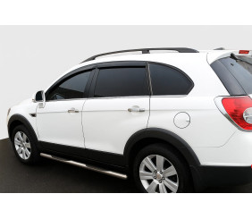 Бічні труби (2 шт., нерж.) для Opel Antara 2006-2017 рр