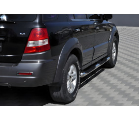Бічні труби (2 шт., нерж.) для Kia Sorento I BL 2002-2009 рр
